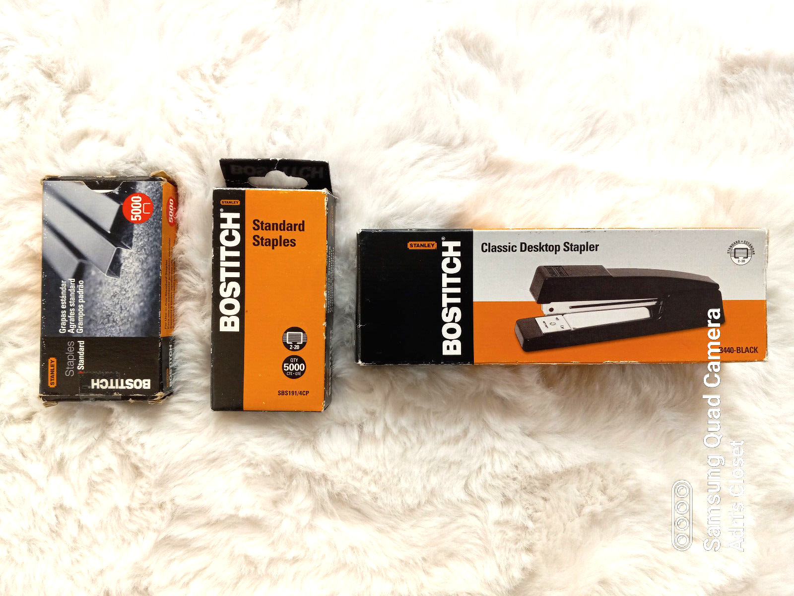 Stanley Bostitch Classic Desktop Stapler B440-Black with Sta