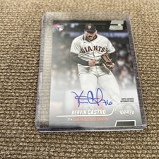 2022 topps stadium club kervin castro RC autograph SCBA-KC
