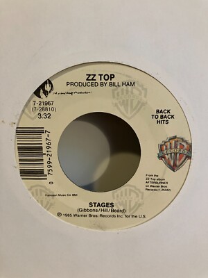 ZZ Top - Stages / V**cro Fly - US Rock 7'' vinyl record