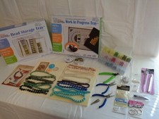BEADING KIT PROFESSIONAL QUALITY: STORAGE  DESIGN BOARD, BEADS TOOLS FINDINGS