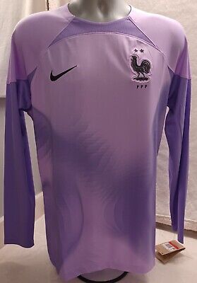 Nike France Soccer Jersey Men's Large Purple Stadium Nike France Soccer Jersey Men's Large Purple Stadium