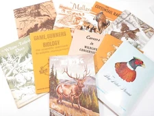 Lot (10) Vintage Conservation Department Pamphlets - Deer, Elk, Birds, Hunting+
