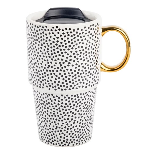 Mr. Coffee14 Oz Stoneware Assorted Travel Mug Set Of 3 | eBay