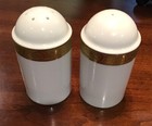 Home Accents Chamberlain Holiday Salt Pepper Shakers Estate  Collection Gold New — photo 2