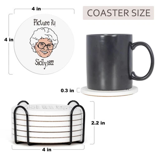DDDDXO Golden Girls Coasters - Thumbnail 4