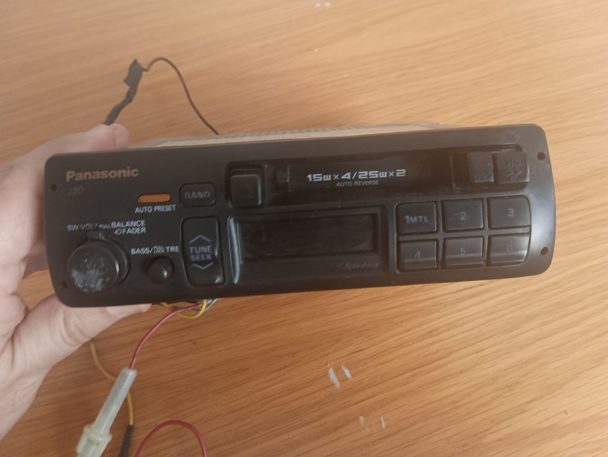 Panasonic CQ-J30EW Original Car Radio Cassette Player Vintage