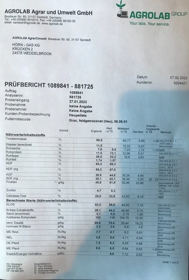 Heupellets | Heucobs 20 kg leicht auflösend - Ideal für Pferde - Bild 3 von 4