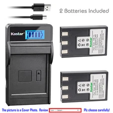 Kastar Battery LCD Charger for NB-1L NB-1LH CB-2L Canon Digital IXUS 330 Camera