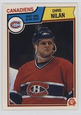 1983-84 O-Pee-Chee Chris Nilan #194 Rookie RC 14tz