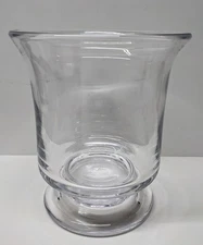 Simon Pearce Signed Revere Hurricane Candle Holder Medium 7"