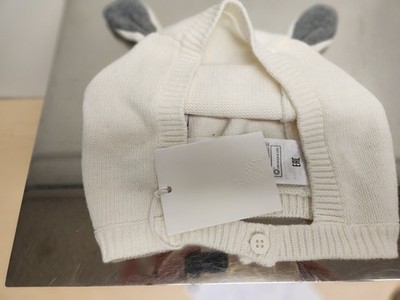 STELLA  McCARTNEY BABY KIDS KNIT BUNNY EARS HAT 18-24 MONTHS