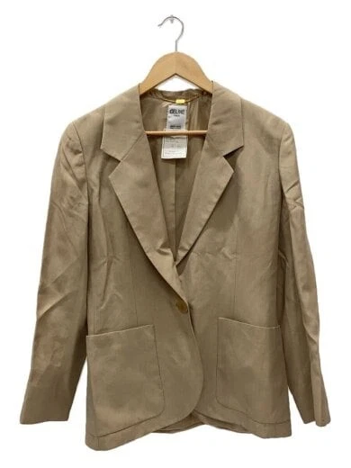 CELINE Giacca su misura 40 Seta BEG