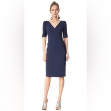 BLACK HALO Jeanette Sheath Dress In Pacific Blue