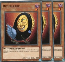 yugioh 3x Ritualrabe OP08-DE014 COMMON DEUTSCH