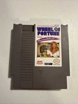 Wheel Of Fortune Featuring Vanna White NES Authentic Tested Video Game Works