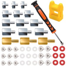 Bemaka M.2 SSD Mounting Screws Kit, Motherboard Standoffs 47PCS, black