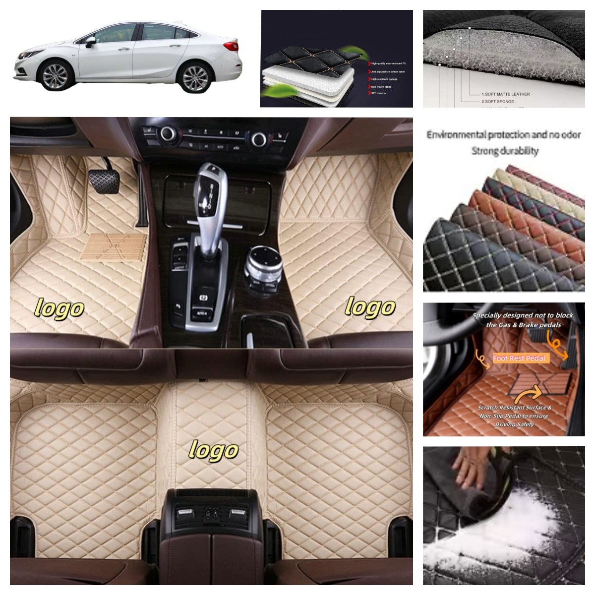 Mitsubishi ASX Luxury Waterproof Custom Fit Car Floor Mats & Liners