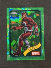 2025 Topps Marvel Chrome Sapphire Omega Green Refractor /99 (DG) #196