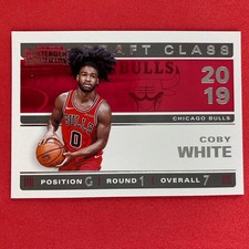 Coby White 2019-20 Panini Contenders Draft Class of 2019 Rookie #7 Chicago Bulls