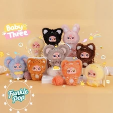 BABY Three Mini Hug Series Vinyl Plush Pendant Blind Box Figure Toy gift Sealed!