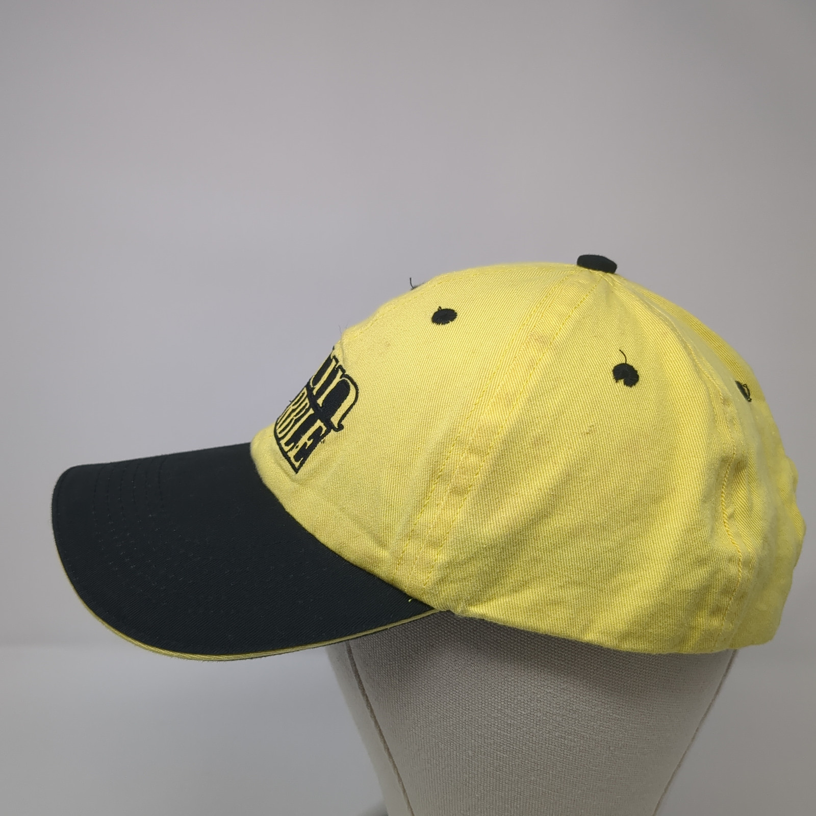 Sun Marble Strapback Baseball Cap Yellow One Size… - image 3