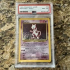 1999 BASE SET HOLO MEWTWO 10/102 PSA 8 NM-MT