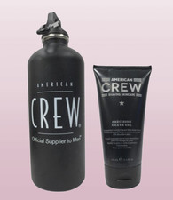 AMERICAN CREW SHAVING SKINCARE PRECISION SHAVE GEL 5.1OZ WATER BOTTLE GIF SET