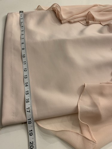 Calvin Klein Chiffon Popover Midi Dress Pale Pink Women’s Size 6 NEW - Picture 4 of 17