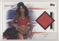 2017 Topps WWE Women's Division Shirt Relics 15/199 Alicia Fox #SR-AF 0h1