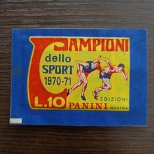 ULTRA RZADKI Panini Campioni dello Sport 1970-71 Zapieczętowany pakiet - NIEOTWARTY
