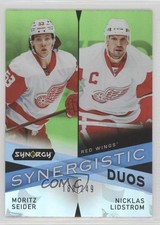 2022 Upper Deck Synergy Green /249 Moritz Seider Nicklas Lidstrom #SD-6 HOF 0u20