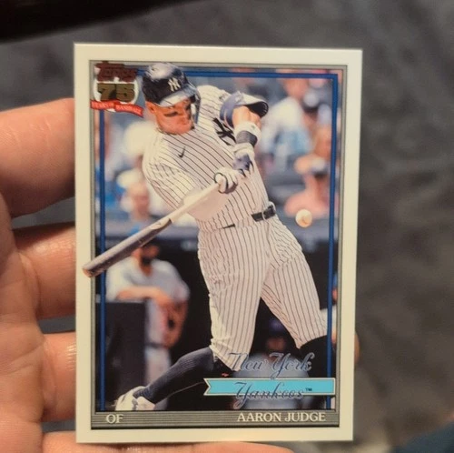Topps 75th Anniversary 2026 Aaron Judge New York Yankees Insert Card T91-34