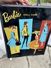 VINTAGE 1961 BARBIE PONYTAIL  BLACK VINYL DOLL CASE