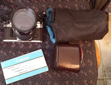 Canon AE-1  35mm Camera with lens - untested, for parts. see description