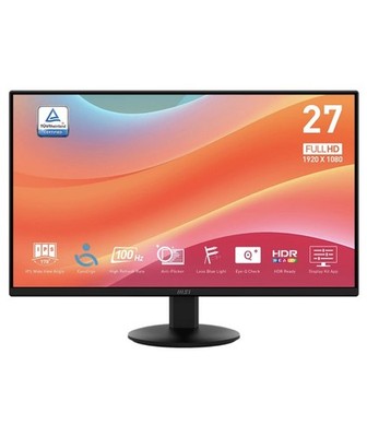 MSI PRO MP272L 27 Zoll FullHD LED Monitor IPS 100Hz 1mS Schwarz NEU & OVP