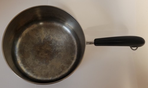 Vintage Revere Ware 2 quarti Qt fondo rame salsa padella pentola Roma, NY USA *senza coperchio - Foto 10 di 15