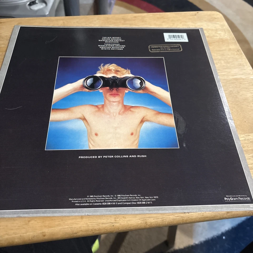 Rush  ~ Power Windows ~  Vintage LP  Mercury – 422 826 098-1 M-1 - Image 4 of 4