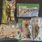 Vintage G.I. Joe Lot 1980s ARAH 5 Figs Light Playwear, Accessories New o rings