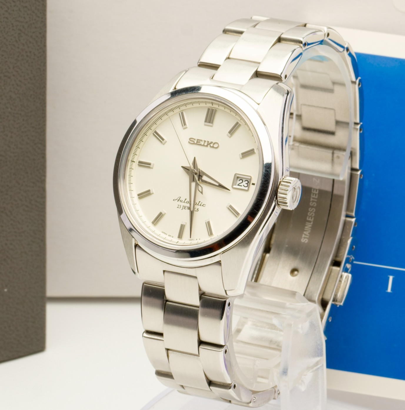 [EXC+5 w/ Box] SEIKO Mechanical Automatic SARB035 6R15-00C1 White Men's Watch