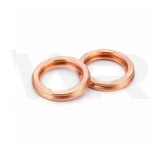 Oil Drain Plug Crush Washer x2 for Nissan 350Z Coupe (Z33)
