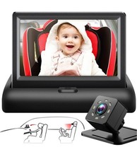 Shynerk Baby Car Mirror 4.3'' HD Night Vision Function Car Mirror Display Saf...