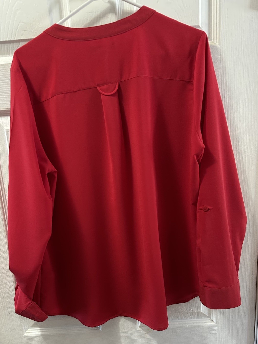 Covington Essentials Red Button Blouse Size XL Wi… - image 5