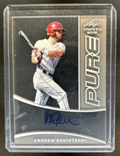 2015 Leaf Trinity Andrew Benintendi Pure Charcoal Prospect Auto #P-AB2