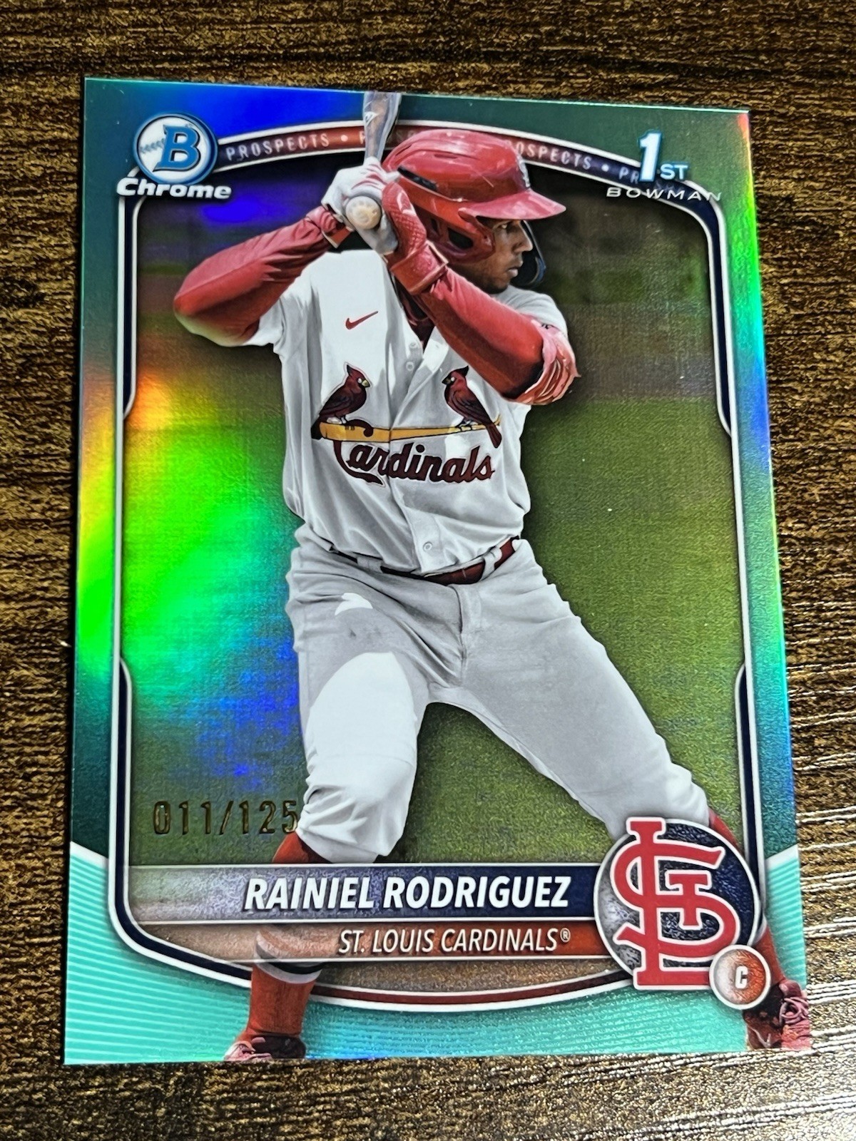 RAINIEL RODRIGUEZ 2025 Bowman Chrome #BCP-200 1st Aqua Refractor /125