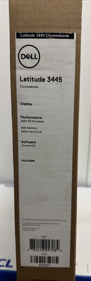 Dell Latitude 3445 14" CB AMD R3-7320C 4GB RAM 64GB eMMC ChromeOS - 4R2G7 - Image 2 of 3