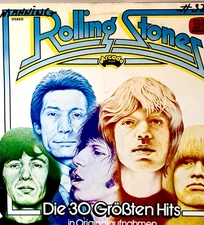 THE ROLLING STONES 30 GREATEST HITS DOUBLE ALBUM 1977 ARCADE RECORDS