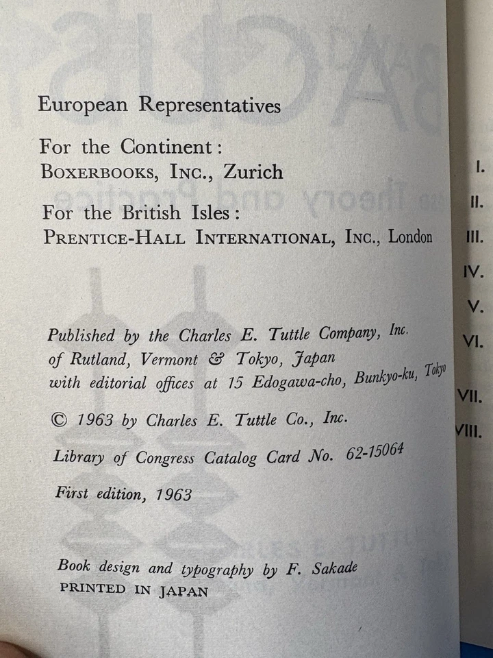 Advanced Abacus Japanese Theory and Practice by Takashi Kojima (1963) 1st Ed. - Image 4 of 4