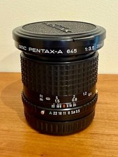 Pentax 35mm f/3.5 smc PENTAX-A 645 Manual Lens for Pentax 645, Black