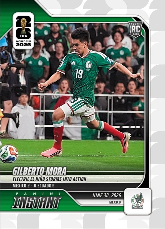 2026 Panini Instant FIFA World Cup #179 Gilberto Mora Mexico RC PRESALE