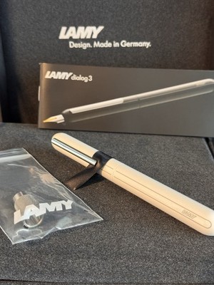 LAMY Dialog 3 White Extra Fine EF Fountain Pen - In box